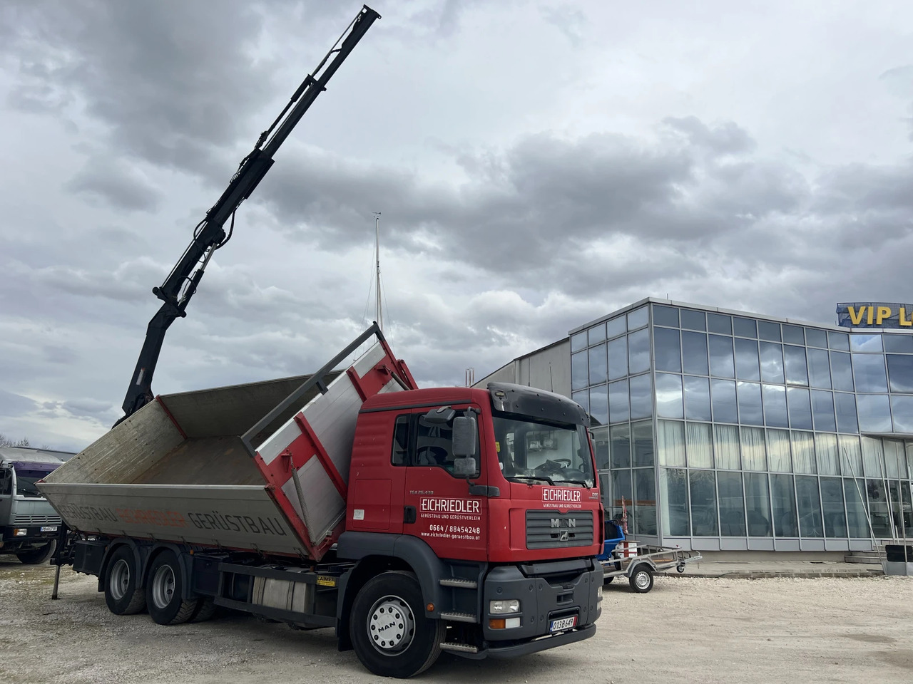 Man Tga 6х4, Самосвал с Кран - Kipper vrachtwagen, Kraanwagen: afbeelding 1 Man Tga 6х4, Самосвал с Кран - Kipper vrachtwagen, Kraanwagen: afbeelding 1