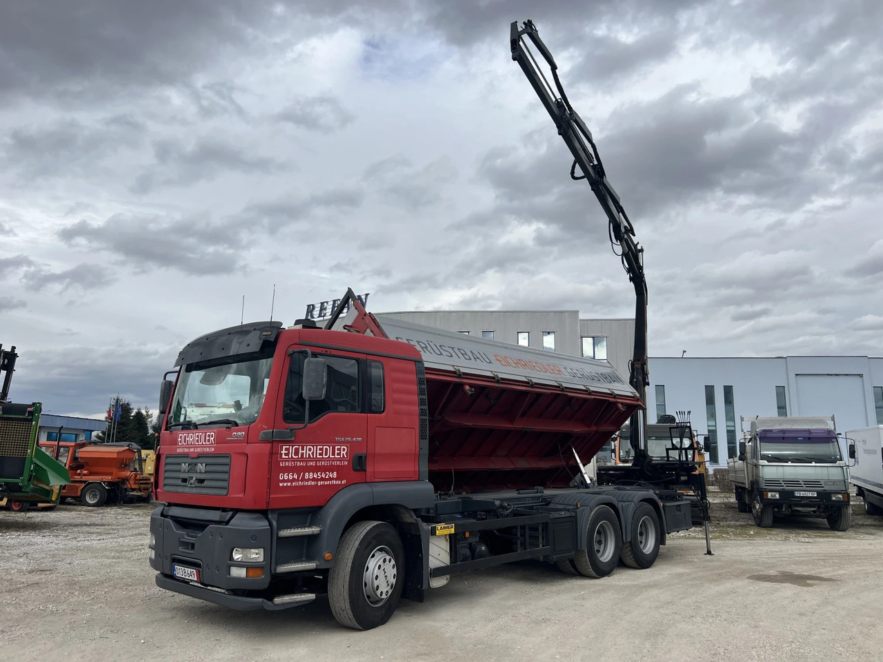 Man Tga 6х4, Самосвал с Кран - Kipper vrachtwagen, Kraanwagen: afbeelding 2 Man Tga 6х4, Самосвал с Кран - Kipper vrachtwagen, Kraanwagen: afbeelding 2