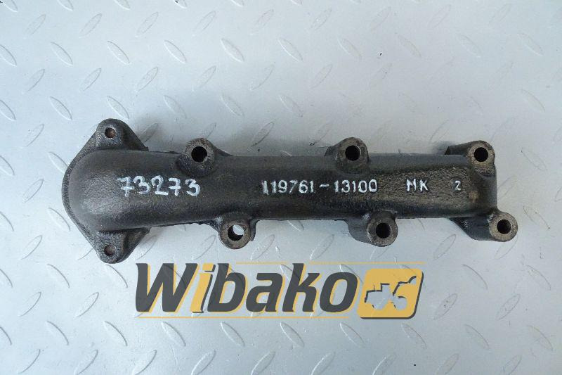 Exhaust manifold for engine Yanmar 3TNV70 119761-13100 - Uitlaatspruitstuk voor Bouwmachine: afbeelding 1 Exhaust manifold for engine Yanmar 3TNV70 119761-13100 - Uitlaatspruitstuk voor Bouwmachine: afbeelding 1
