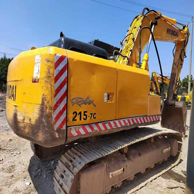 Second-hand Original Hyundai R215-7C Crawler Excavator - Graafmachine: afbeelding 2 Second-hand Original Hyundai R215-7C Crawler Excavator - Graafmachine: afbeelding 2