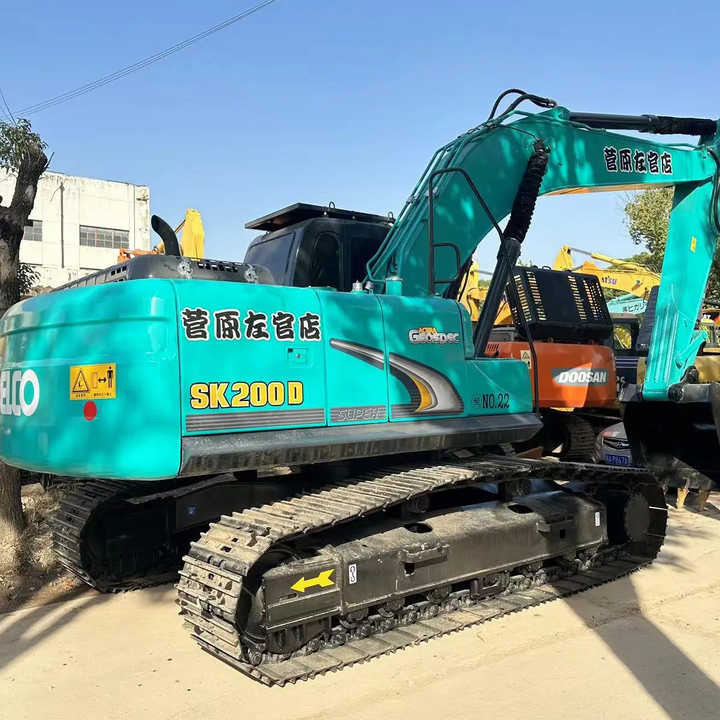 Used High-quality Original Japan Kobelco Sk200-8 Crawler Excavator in Hefei - Rupsgraafmachine: afbeelding 1 Used High-quality Original Japan Kobelco Sk200-8 Crawler Excavator in Hefei - Rupsgraafmachine: afbeelding 1