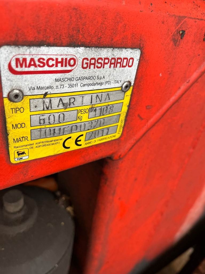 Maschio Martina 600 - Gemeentelijke machine/ Speciaal: afbeelding 2 Maschio Martina 600 - Gemeentelijke machine/ Speciaal: afbeelding 2
