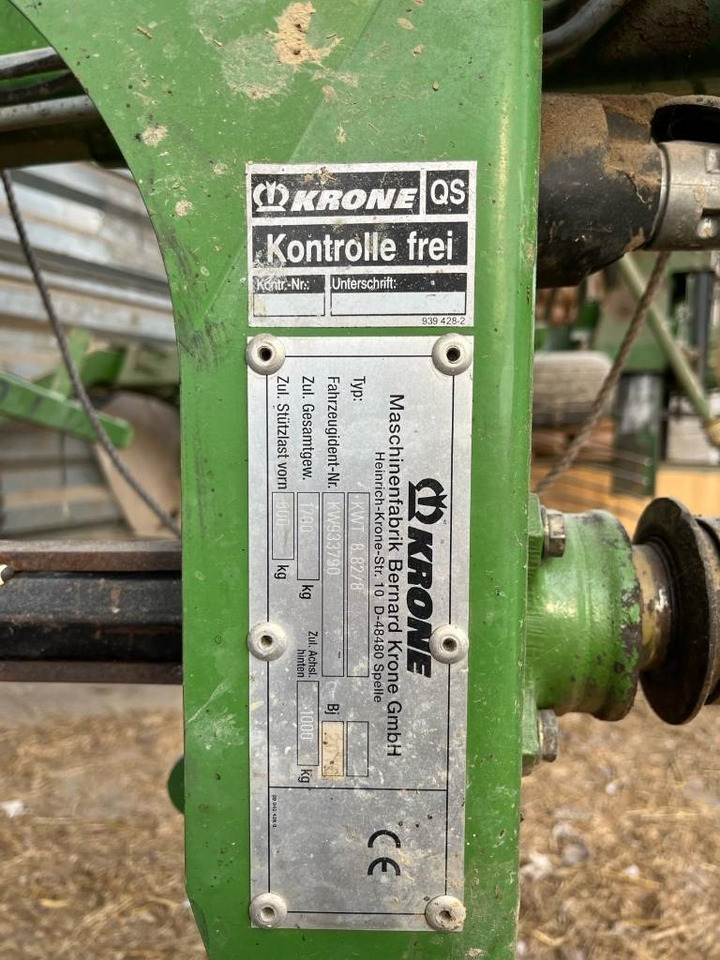 Krone KWT 882 - Hooischudder: afbeelding 4 Krone KWT 882 - Hooischudder: afbeelding 4