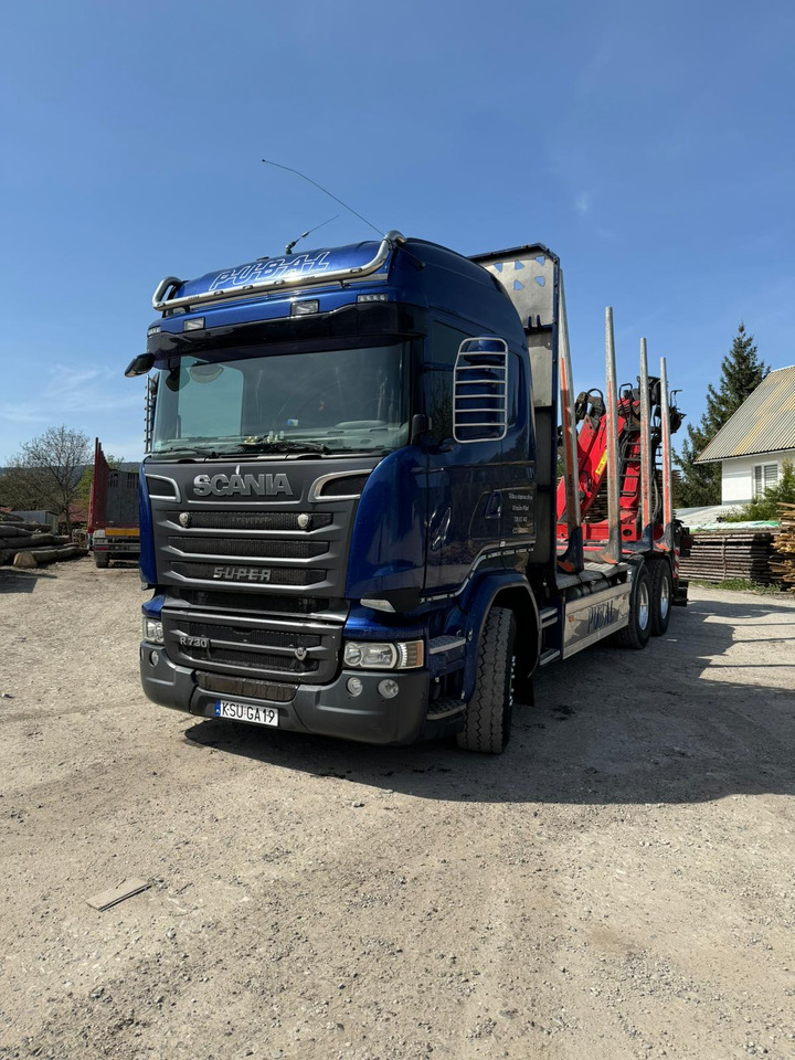 SCANIA R730 - Houttransport, Kraanwagen: afbeelding 1 SCANIA R730 - Houttransport, Kraanwagen: afbeelding 1