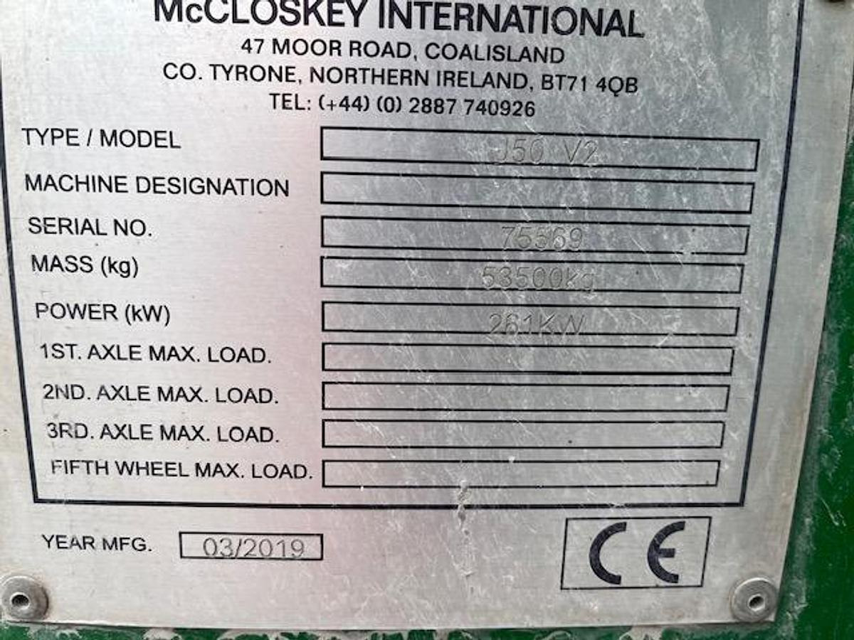 2019 McCloskey J50 - Breekmachine: afbeelding 5 2019 McCloskey J50 - Breekmachine: afbeelding 5
