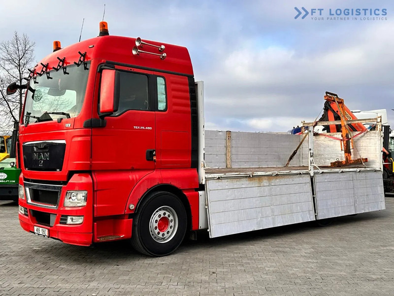 MAN TGX 26.480 Ciężarówka burtowa MAN TGX 26.480 6X2 / PALFINGER PK9002-EH B Crane / 80% Michelin - Kraanwagen: afbeelding 2 MAN TGX 26.480 Ciężarówka burtowa MAN TGX 26.480 6X2 / PALFINGER PK9002-EH B Crane / 80% Michelin - Kraanwagen: afbeelding 2