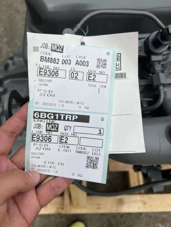 ISUZU 6BG1 - Motor: afbeelding 2 ISUZU 6BG1 - Motor: afbeelding 2