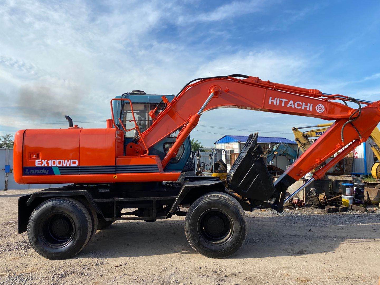 HITACHI EX100WD - Mobiele graafmachine: afbeelding 1 HITACHI EX100WD - Mobiele graafmachine: afbeelding 1