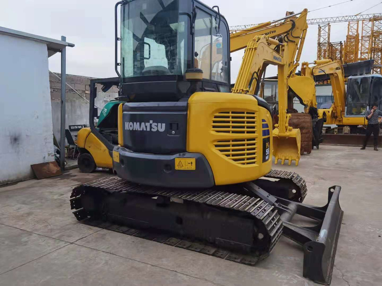 KOMATSU PC55 - Rupsgraafmachine: afbeelding 1 KOMATSU PC55 - Rupsgraafmachine: afbeelding 1