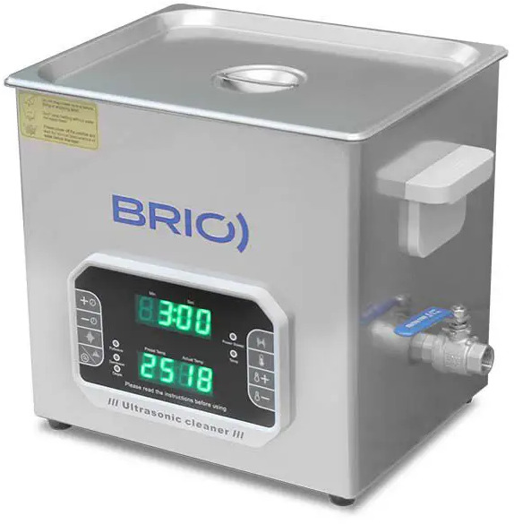 BRIO Ultrasonics BR-10 Lab Plus Ultrasonic parts washer - Ultrasoon reiniger: afbeelding 1 BRIO Ultrasonics BR-10 Lab Plus Ultrasonic parts washer - Ultrasoon reiniger: afbeelding 1