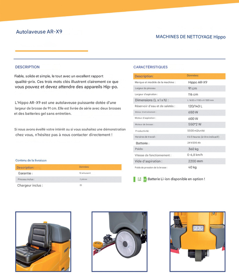 HIPPO AR-X9 - Veegwagen: afbeelding 2 HIPPO AR-X9 - Veegwagen: afbeelding 2