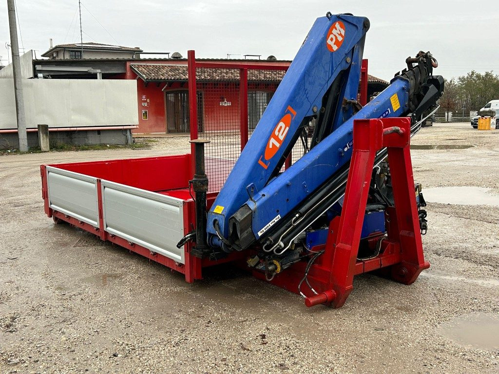 Nieuw Haakarm container CONTAINER SCARRABILE NUOVO A PIANALE CON GRU: afbeelding 8