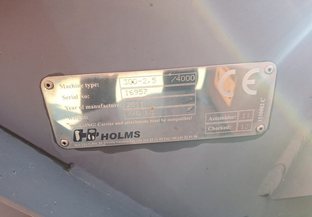 Holms 300/ 2,5m - Veeg voor Bouwmachine: afbeelding 4 Holms 300/ 2,5m - Veeg voor Bouwmachine: afbeelding 4