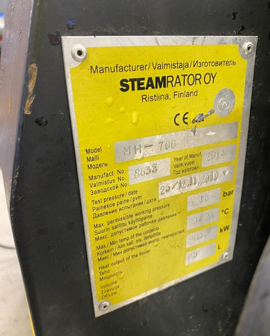 Industrie generator SteamRator MH700: afbeelding 7 Industrie generator SteamRator MH700: afbeelding 7