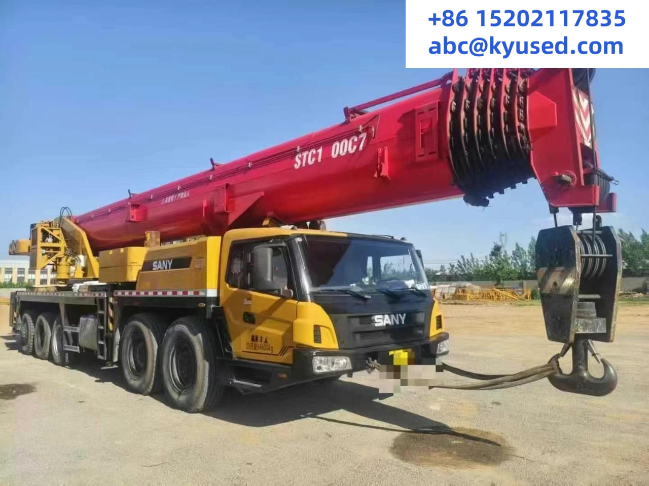 SANY STC1000C7 100ton truck mobile crane - Mobiele kraan: afbeelding 2 SANY STC1000C7 100ton truck mobile crane - Mobiele kraan: afbeelding 2