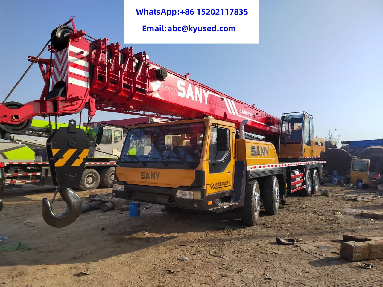 SANY STC500 STC750 STC800 STC250 25T 50T 75T 80TON CRANE - Mobiele kraan: afbeelding 2 SANY STC500 STC750 STC800 STC250 25T 50T 75T 80TON CRANE - Mobiele kraan: afbeelding 2