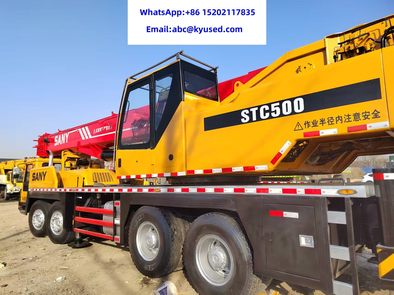 SANY STC500 STC750 STC800 STC250 25T 50T 75T 80TON CRANE - Mobiele kraan: afbeelding 3 SANY STC500 STC750 STC800 STC250 25T 50T 75T 80TON CRANE - Mobiele kraan: afbeelding 3