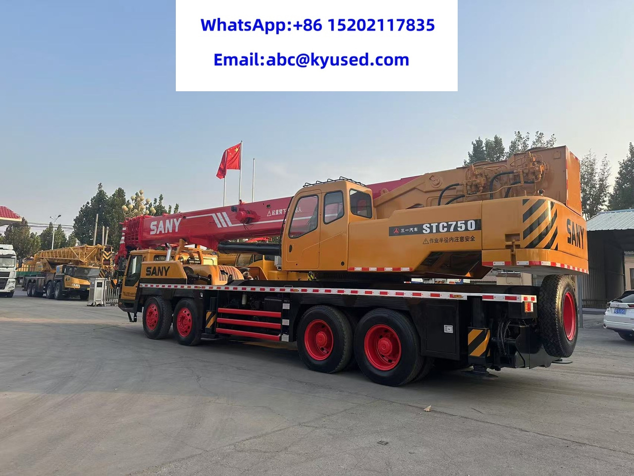 SANY STC750 STC800 STC900 STC1000 STC1100 STC1300 75T 80T 90T 100T 110T 130TON - Mobiele kraan: afbeelding 3 SANY STC750 STC800 STC900 STC1000 STC1100 STC1300 75T 80T 90T 100T 110T 130TON - Mobiele kraan: afbeelding 3
