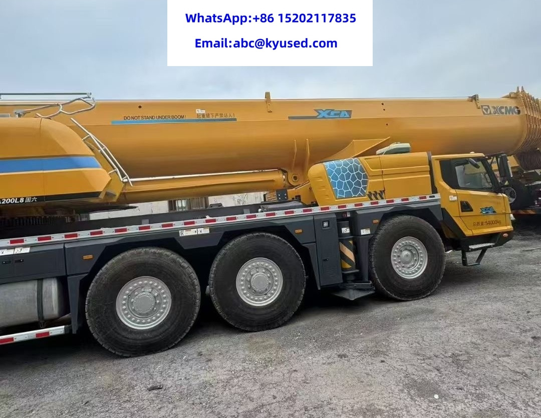 Alle terrein kraan XCMG XCA200 XCA220 XCA300 XCA350 200TON 220T 300T 350T All terrain crane: afbeelding 10