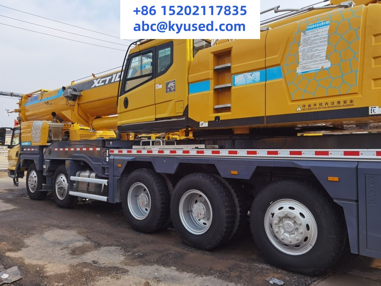 XCMG XCT100 100T crane - Mobiele kraan: afbeelding 3 XCMG XCT100 100T crane - Mobiele kraan: afbeelding 3