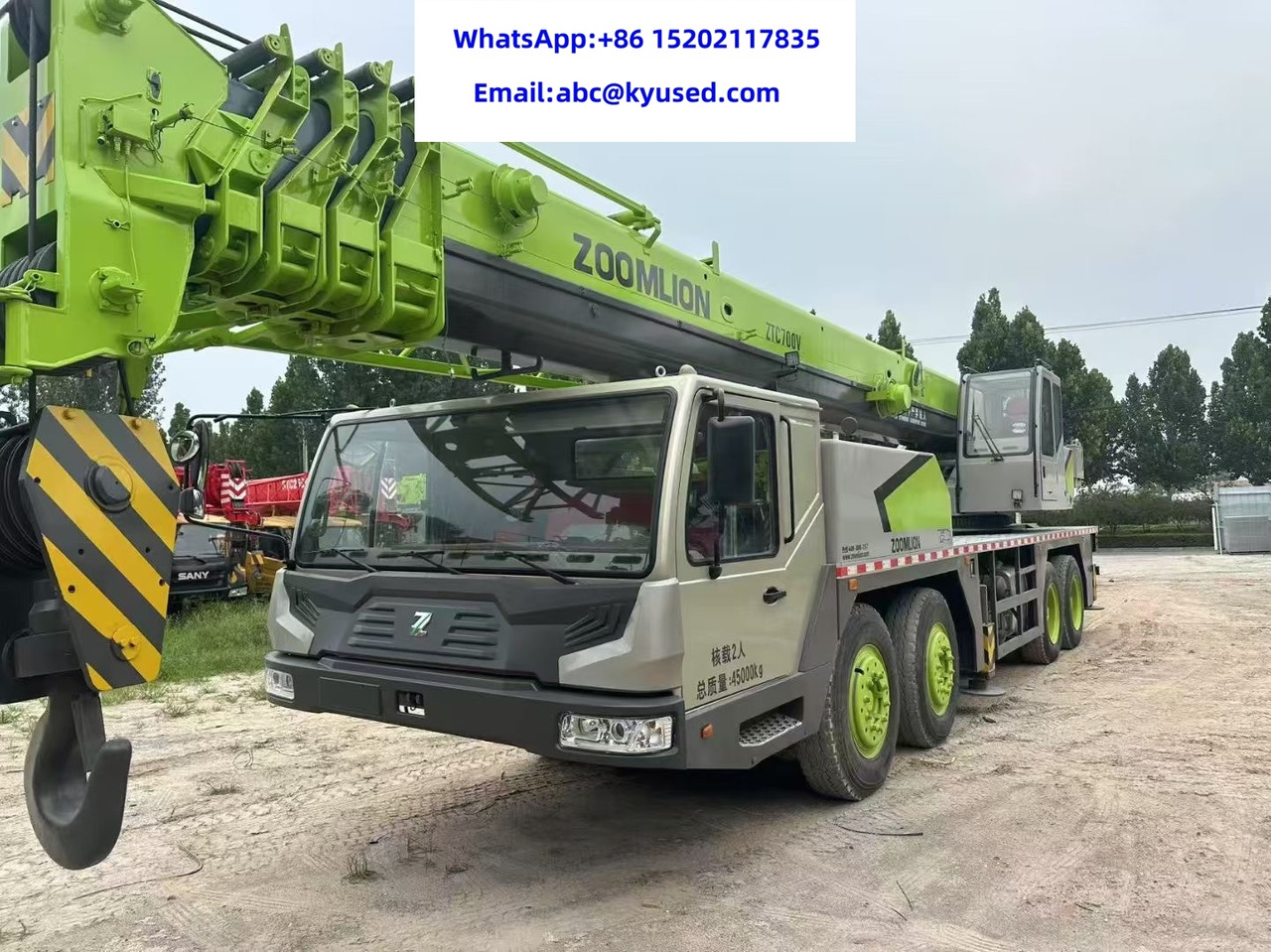 ZOOMLION QY70V ZTC700V QY80V ZTC800V 70TON 80TON CRANE - Mobiele kraan: afbeelding 1 ZOOMLION QY70V ZTC700V QY80V ZTC800V 70TON 80TON CRANE - Mobiele kraan: afbeelding 1
