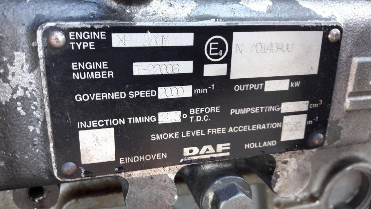 DAF XF280M DAF XF 95 - Motor voor Vrachtwagen: afbeelding 3 DAF XF280M DAF XF 95 - Motor voor Vrachtwagen: afbeelding 3