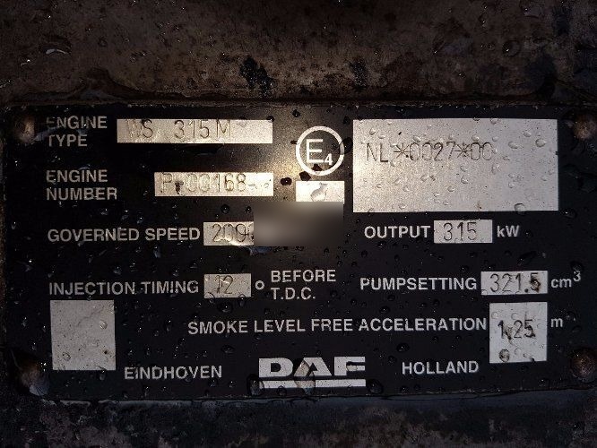 DAF ATI 1160 430 WS315M E2 DAF - Motor voor Vrachtwagen: afbeelding 5 DAF ATI 1160 430 WS315M E2 DAF - Motor voor Vrachtwagen: afbeelding 5
