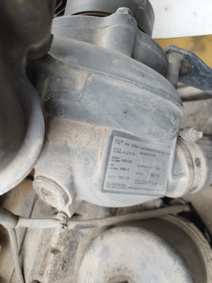 DAF Paccar MX 265 U1 DAF CF - Motor voor Vrachtwagen: afbeelding 3 DAF Paccar MX 265 U1 DAF CF - Motor voor Vrachtwagen: afbeelding 3