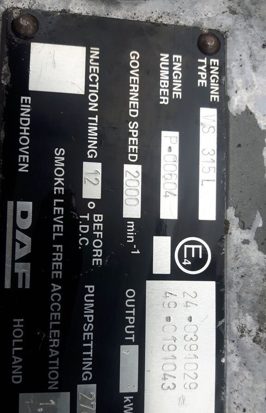 DAF WS315L truck - Motor voor Vrachtwagen: afbeelding 5 DAF WS315L truck - Motor voor Vrachtwagen: afbeelding 5
