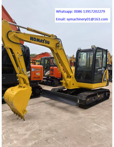 Komatsu PC56 - Minigraafmachine: afbeelding 5 Komatsu PC56 - Minigraafmachine: afbeelding 5