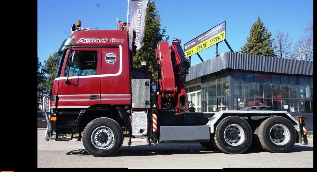 Mercedes-Benz ACTROS 3348 Kran HMF3720K4 Fly-Jip Fun k Klima - Kraanwagen: afbeelding 3 Mercedes-Benz ACTROS 3348 Kran HMF3720K4 Fly-Jip Fun k Klima - Kraanwagen: afbeelding 3