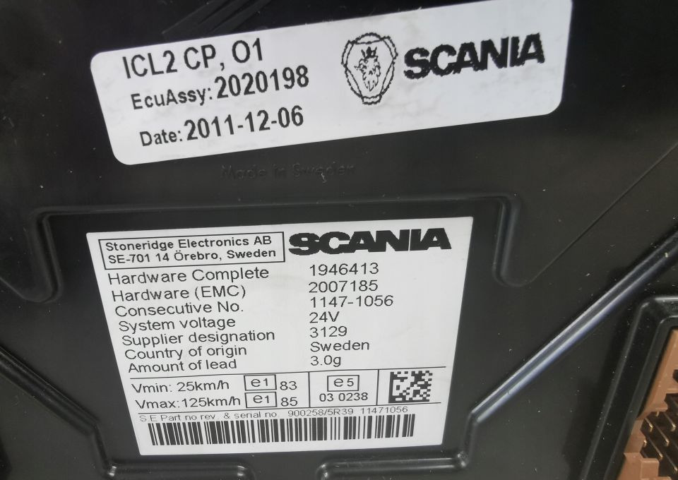 LICZNIK SCANIA R XPI 1946413 - Instrumentenpaneel voor Vrachtwagen: afbeelding 2 LICZNIK SCANIA R XPI 1946413 - Instrumentenpaneel voor Vrachtwagen: afbeelding 2