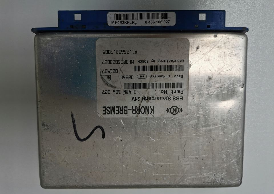 Moduł sterownik komputer EBS Man TGX 81.25808-7009 - ECU voor Vrachtwagen: afbeelding 1 Moduł sterownik komputer EBS Man TGX 81.25808-7009 - ECU voor Vrachtwagen: afbeelding 1