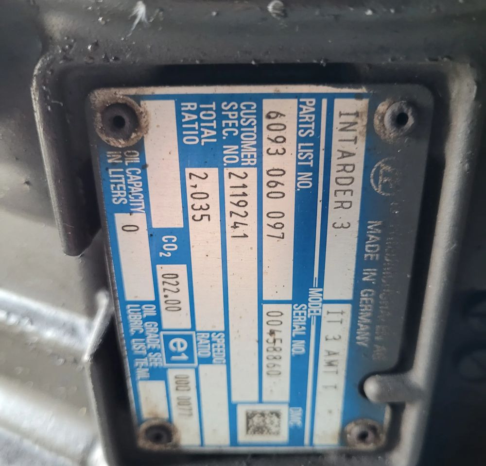 RETARDER INTARDER 3 DAF XF 106 ORYGINAŁ 6093060097 CHWALIM116 - Versnellingsbak voor Vrachtwagen: afbeelding 4 RETARDER INTARDER 3 DAF XF 106 ORYGINAŁ 6093060097 CHWALIM116 - Versnellingsbak voor Vrachtwagen: afbeelding 4