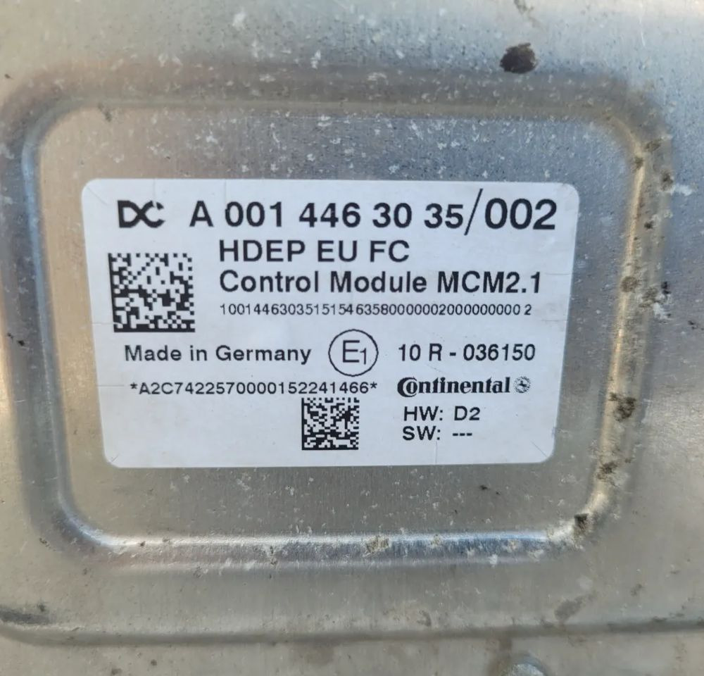 STEROWNIK MCM 2.1 MERCEDES ACTROS A001 446 3035/002 - ECU voor Vrachtwagen: afbeelding 2 STEROWNIK MCM 2.1 MERCEDES ACTROS A001 446 3035/002 - ECU voor Vrachtwagen: afbeelding 2