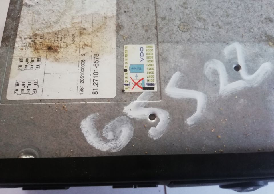 TACHOGRAF MAN TGX TGS 81.27101-6578 - Tachograph voor Vrachtwagen: afbeelding 2 TACHOGRAF MAN TGX TGS 81.27101-6578 - Tachograph voor Vrachtwagen: afbeelding 2