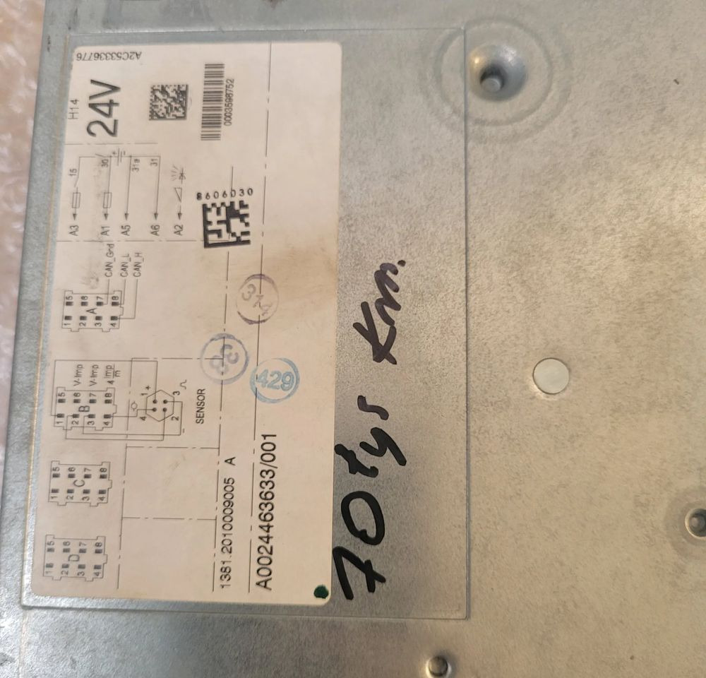 TACHOGRAF MERCEDES ACTROS A0024463633 R.2.1 - Tachograph voor Vrachtwagen: afbeelding 2 TACHOGRAF MERCEDES ACTROS A0024463633 R.2.1 - Tachograph voor Vrachtwagen: afbeelding 2
