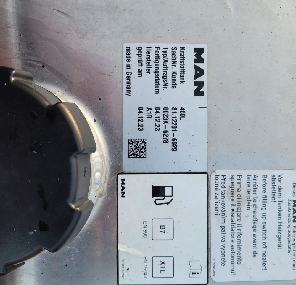 ZBIORNIK PALIWA MAN TGX TGS 460L 81.12201-6929 CHWALIM116 - Brandstoftank voor Vrachtwagen: afbeelding 4 ZBIORNIK PALIWA MAN TGX TGS 460L 81.12201-6929 CHWALIM116 - Brandstoftank voor Vrachtwagen: afbeelding 4