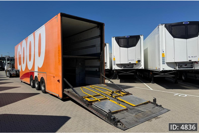 BURGERS Double-Deck / Steering axle / Tail lift / 4 Pieces - Gesloten oplegger: afbeelding 2 BURGERS Double-Deck / Steering axle / Tail lift / 4 Pieces - Gesloten oplegger: afbeelding 2
