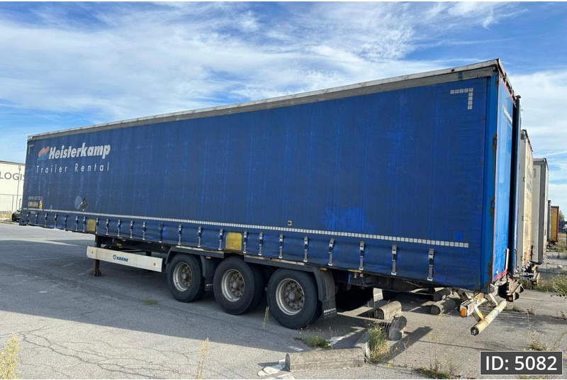 Krone SD / Drum brakes / Huckepack - Schuifzeiloplegger: afbeelding 2 Krone SD / Drum brakes / Huckepack - Schuifzeiloplegger: afbeelding 2