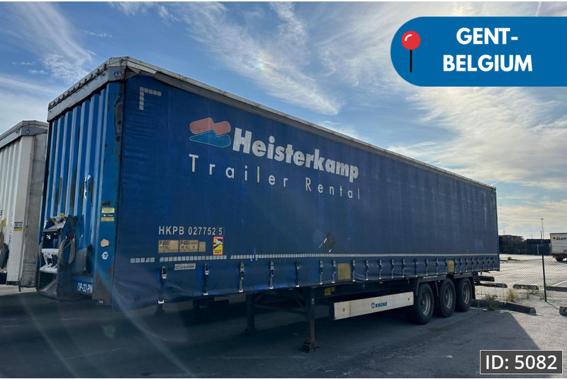 Krone SD / Drum brakes / Huckepack - Schuifzeiloplegger: afbeelding 1 Krone SD / Drum brakes / Huckepack - Schuifzeiloplegger: afbeelding 1