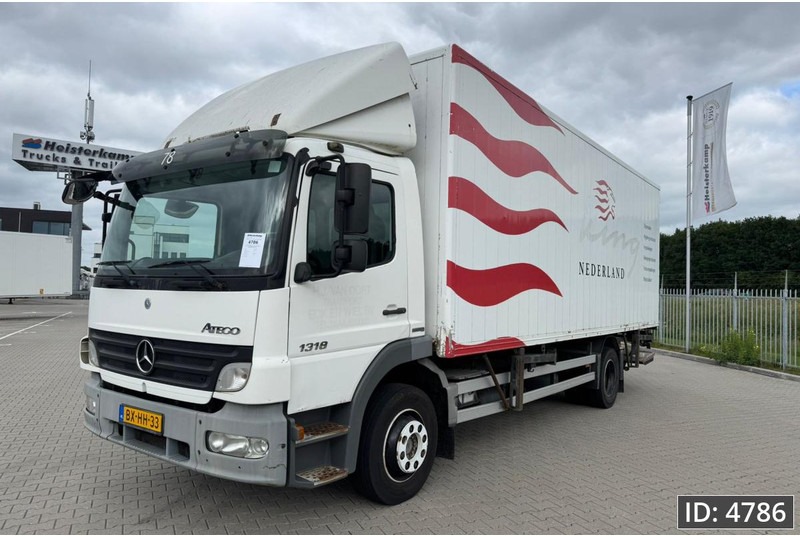Mercedes-Benz Atego 1318 Day Cab, Euro 5, BDF / EPS automatic / DHOLLANDIA 2000KG - Containertransporter/ Wissellaadbak vrachtwagen: afbeelding 1 Mercedes-Benz Atego 1318 Day Cab, Euro 5, BDF / EPS automatic / DHOLLANDIA 2000KG - Containertransporter/ Wissellaadbak vrachtwagen: afbeelding 1