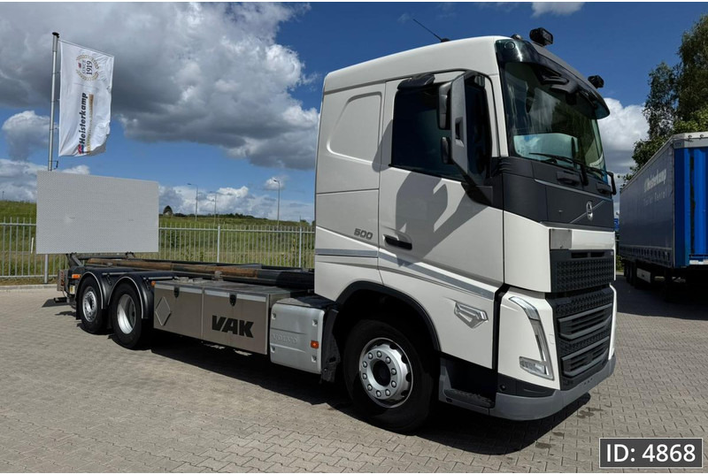 Volvo FH 500 Globetrotter, Euro 6, / 6x2 / Hydraulic body / frame 7.4 m / Tail lift - Containertransporter/ Wissellaadbak vrachtwagen: afbeelding 4 Volvo FH 500 Globetrotter, Euro 6, / 6x2 / Hydraulic body / frame 7.4 m / Tail lift - Containertransporter/ Wissellaadbak vrachtwagen: afbeelding 4