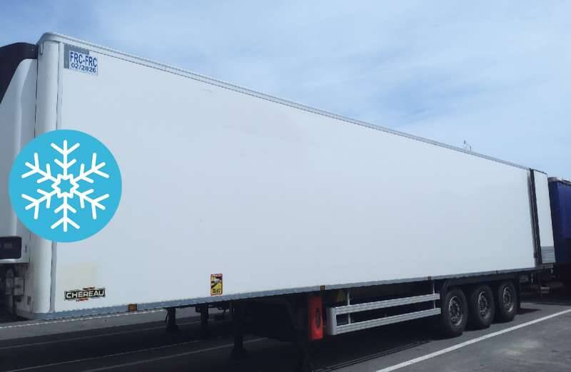 Semi-remorque 3 Essieux FRIGO 38 TONNES HAYON CAISSE CHEREAU GROUPE CARRIER VECTOR HE 19 MT - Koelwagen oplegger: afbeelding 1 Semi-remorque 3 Essieux FRIGO 38 TONNES HAYON CAISSE CHEREAU GROUPE CARRIER VECTOR HE 19 MT - Koelwagen oplegger: afbeelding 1