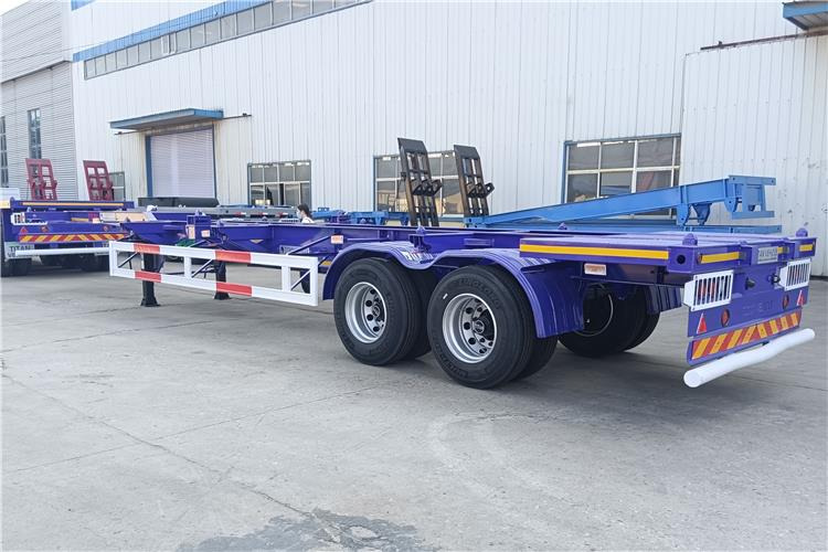 TITABN 2 Axle Gooseneck Container Trailer for Sale In Kenya - Chassis oplegger: afbeelding 1 TITABN 2 Axle Gooseneck Container Trailer for Sale In Kenya - Chassis oplegger: afbeelding 1