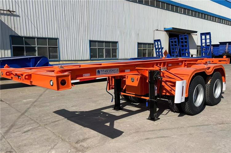 TITAN 2 Axle 20ft Container Chassis Trailer for Sale In Jamaica - Chassis oplegger: afbeelding 1 TITAN 2 Axle 20ft Container Chassis Trailer for Sale In Jamaica - Chassis oplegger: afbeelding 1