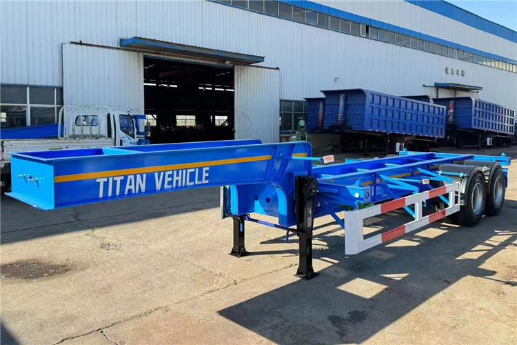 TITAN 2 Axle 20ft ISO Tank Chassis Trailer for Sale In Papua New Guinea - Chassis oplegger: afbeelding 1 TITAN 2 Axle 20ft ISO Tank Chassis Trailer for Sale In Papua New Guinea - Chassis oplegger: afbeelding 1