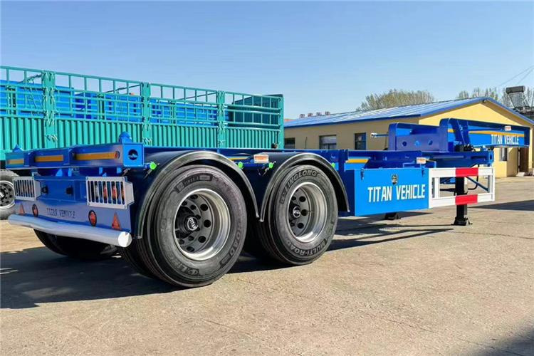 TITAN 2 Axle 20ft ISO Tank Chassis Trailer for Sale In Papua New Guinea - Chassis oplegger: afbeelding 5 TITAN 2 Axle 20ft ISO Tank Chassis Trailer for Sale In Papua New Guinea - Chassis oplegger: afbeelding 5