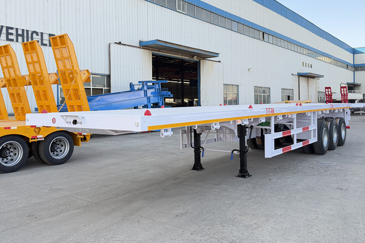 TITAN 2026 New Flatbed Trailers for Sale in Ghana - Open bak met boorden oplegger: afbeelding 2 TITAN 2026 New Flatbed Trailers for Sale in Ghana - Open bak met boorden oplegger: afbeelding 2