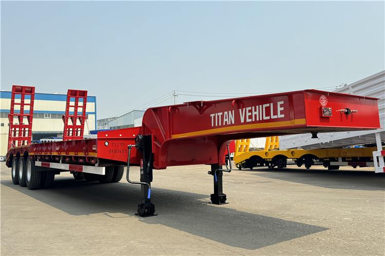 TITAN 3 Axle 60 Ton Truck Lowbed Trailer for Sale In Kenya - Dieplader oplegger: afbeelding 1 TITAN 3 Axle 60 Ton Truck Lowbed Trailer for Sale In Kenya - Dieplader oplegger: afbeelding 1